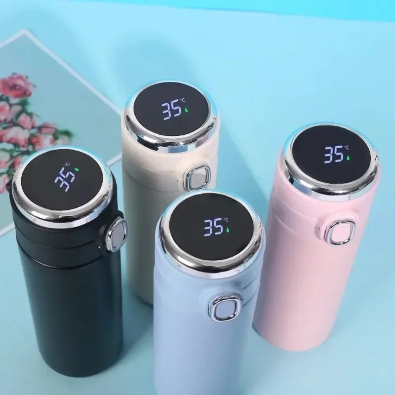 Smart Water Bottle Tracker - 400ML 스마트 보온병 스테인레스 스틸 물병