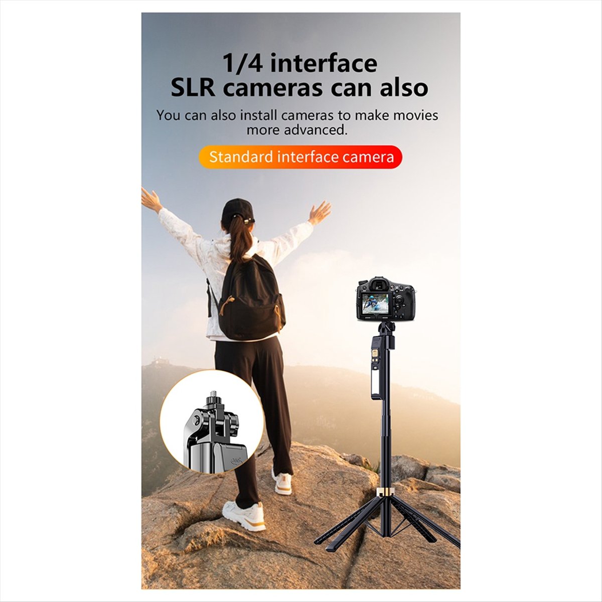 Auto Tracking Tripod - ABGN CL12P 180CM 셀카봉 자동 AI