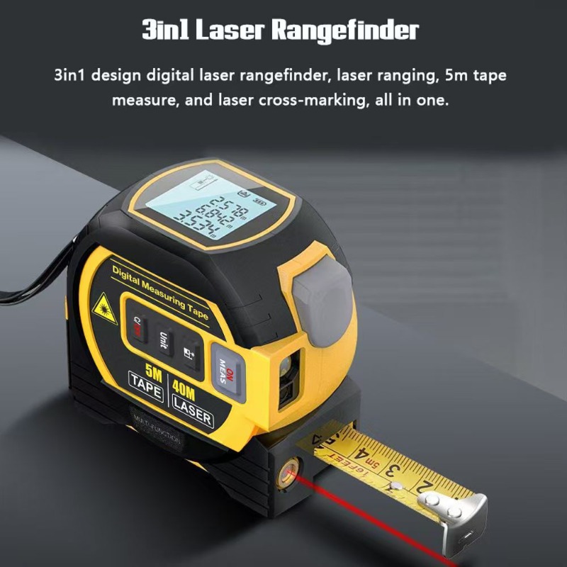 Laser Distance Measure - 3 in 1 레이저 거리 측정기,