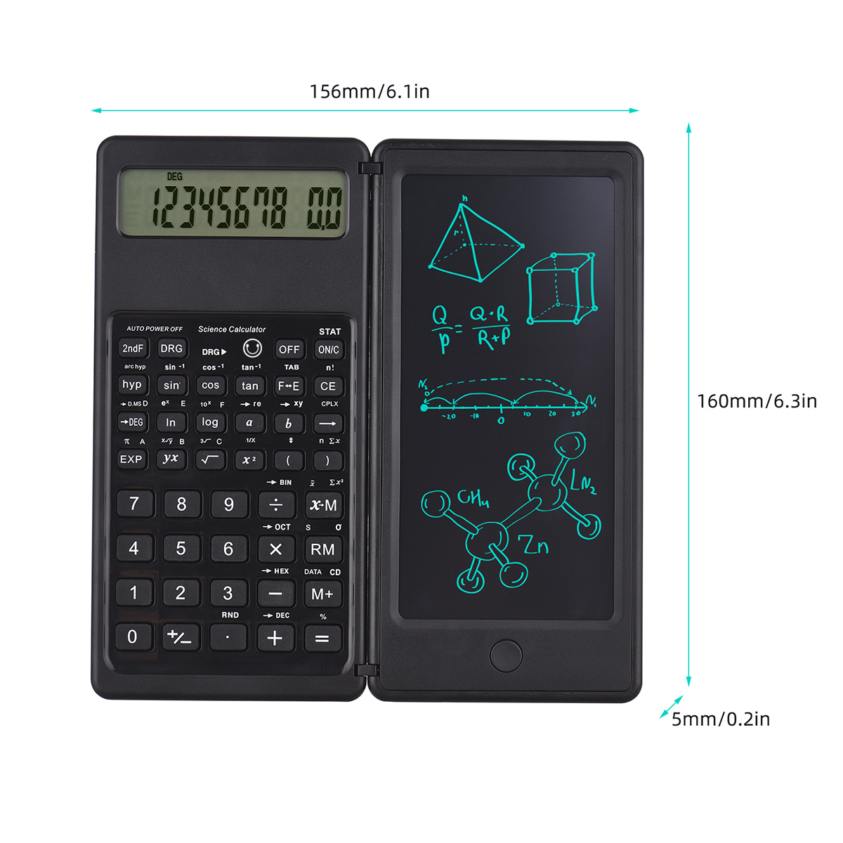 Digital Drawing Tablet - 휴대용 계산기 6.5인치 LCD 화면 필기