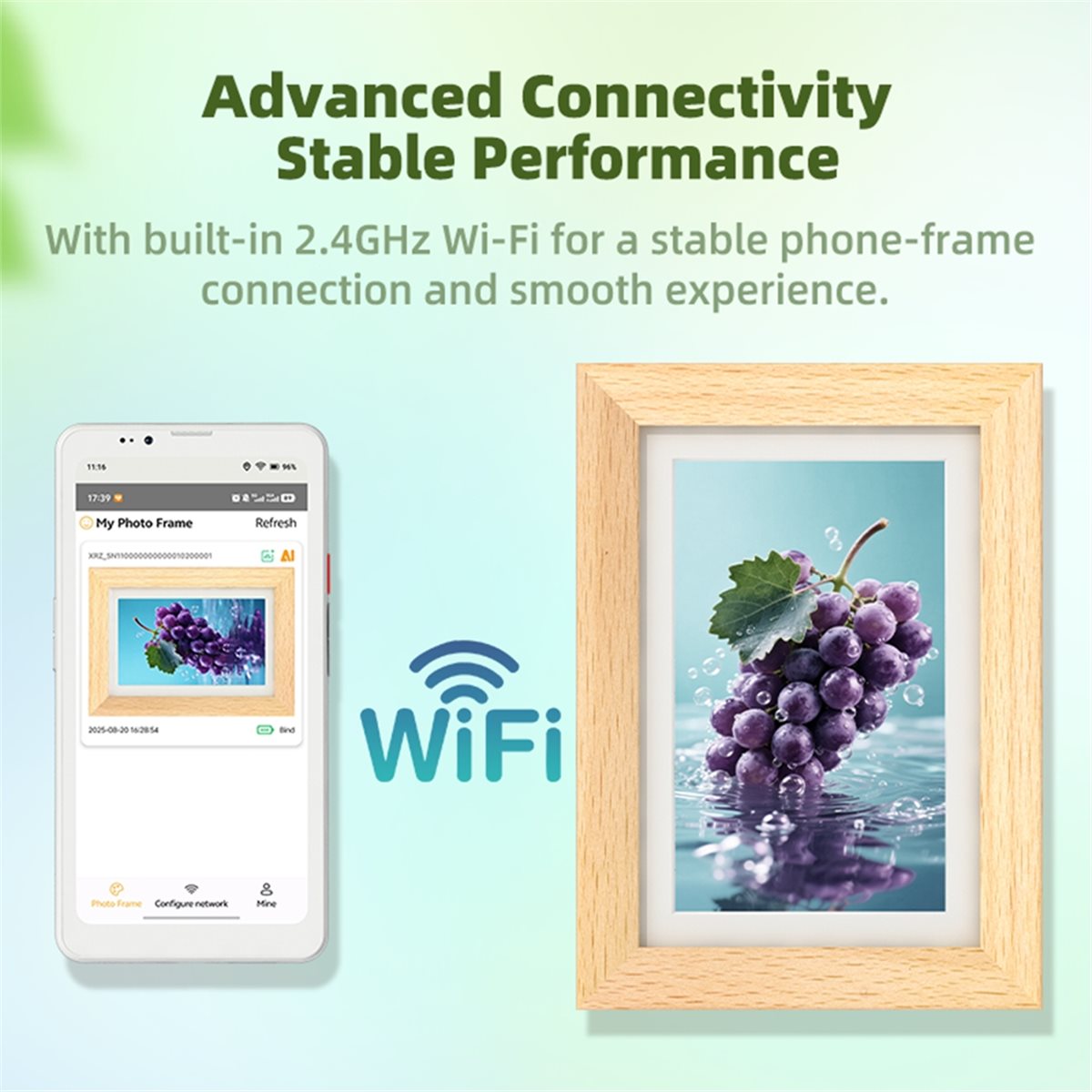 A73T 7.3'' 컬러 E-Ink 디스플레이 디지털  - Digital Photo Frame Wifi 리뷰 및 가격