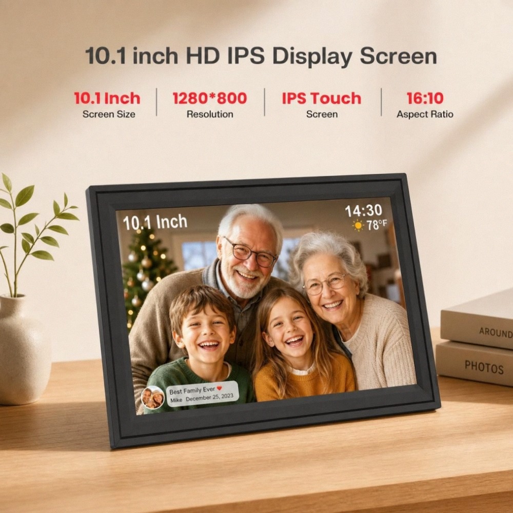 10.1인치 디지털 액자 IPS 터치스크린 스마트 Wi - Digital Photo Frame Wifi 리뷰 및 가격
