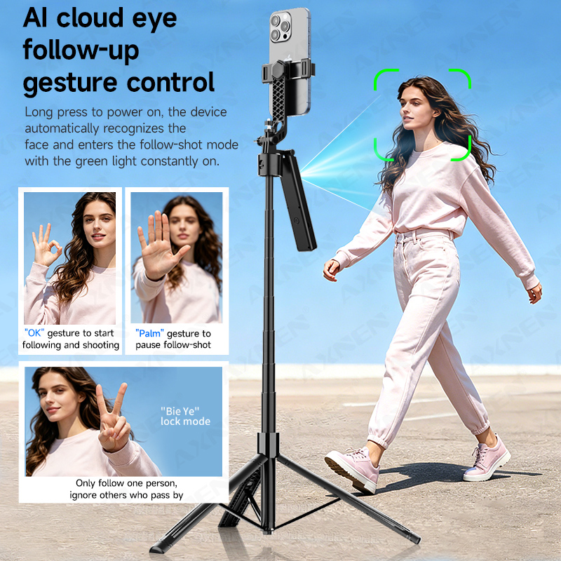 AI 트래킹 짐벌 셀카봉 휴대폰 거치대 원클릭 팝업 삼 - Auto Tracking Tripod 리뷰 및 가격