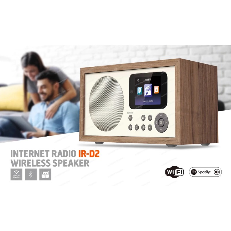 레트로 나무 블루투스 5.0 시계 스피커 DAB+ FM - Digital Alarm Clock 리뷰 및 가격
