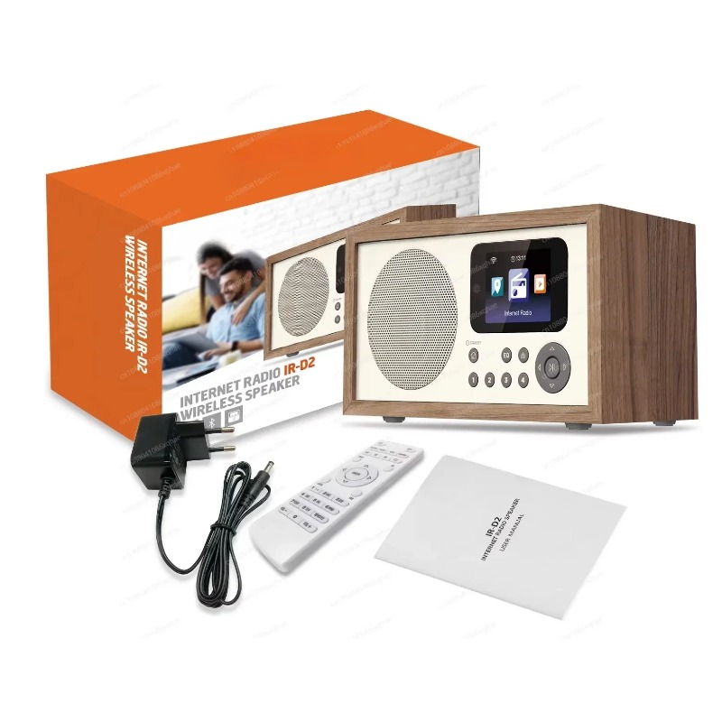 레트로 나무 블루투스 5.0 시계 스피커 DAB+ FM - Digital Alarm Clock 리뷰 및 가격