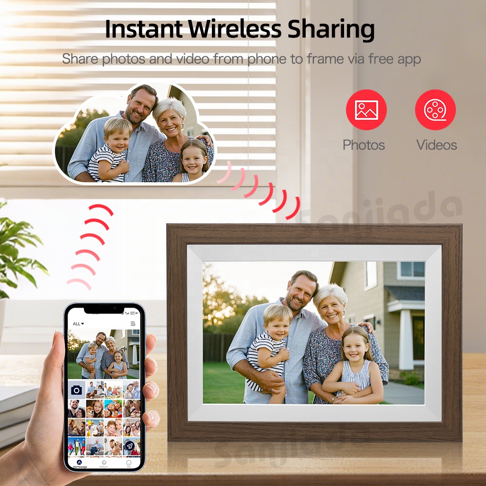 10.1인치 WiFi 디지털 액자, 1280 * 800 - Digital Photo Frame Wifi 리뷰 및 가격