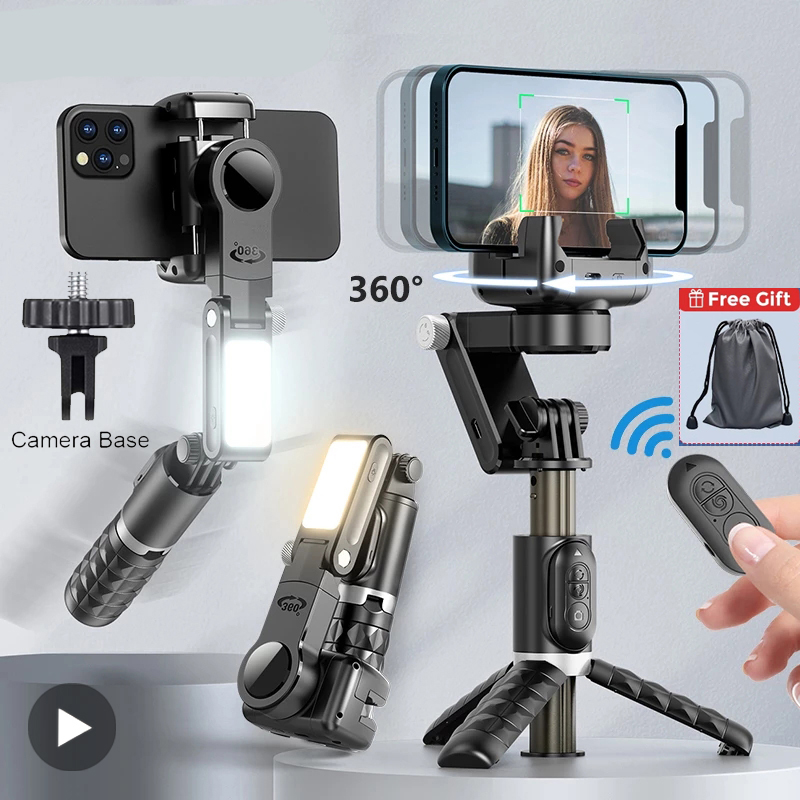 Selfie 스틱 전화 짐벌 안정기 아이폰 안드로이드  - Auto Tracking Tripod 리뷰 및 가격