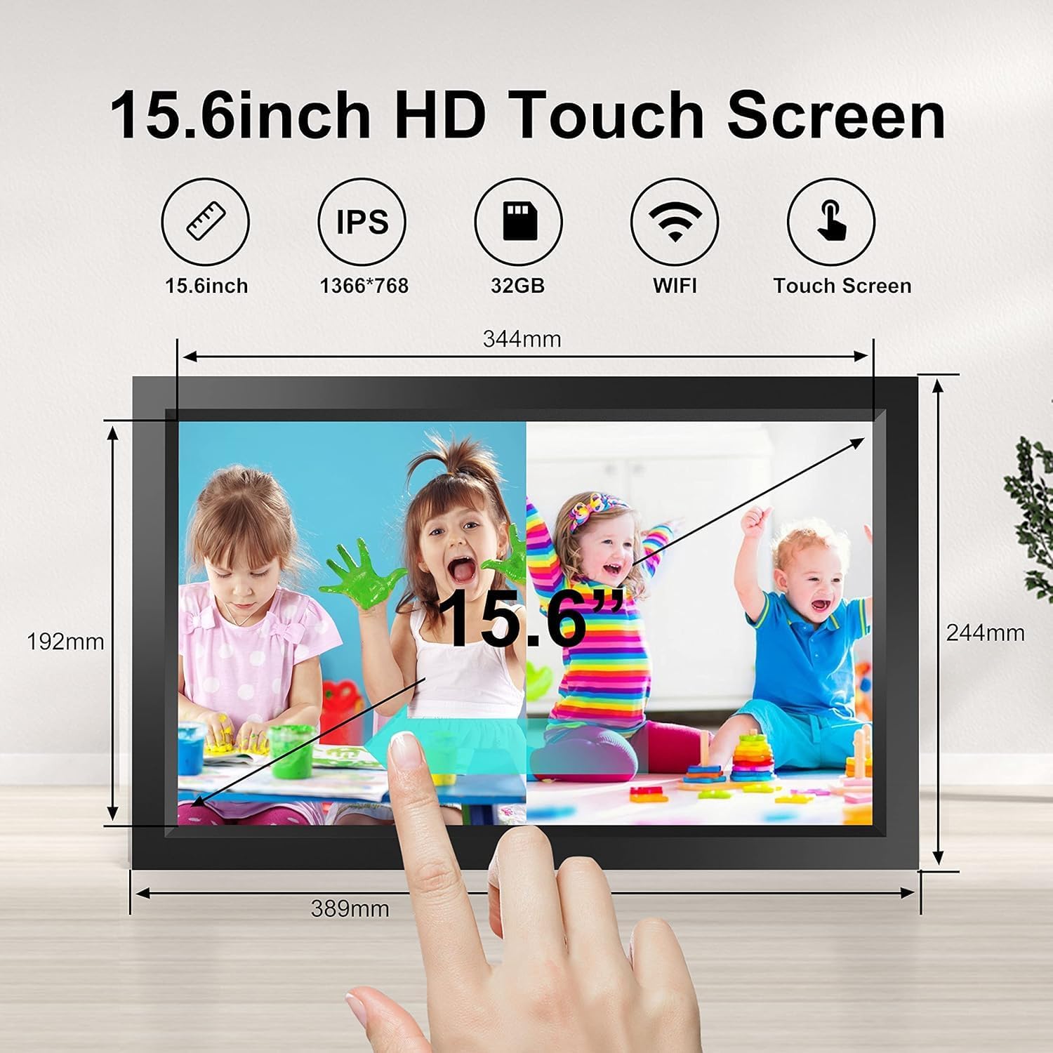 15.6인치 대형 스마트 디지털 사진 액자, Wi-Fi - Digital Photo Frame Wifi 리뷰 및 가격
