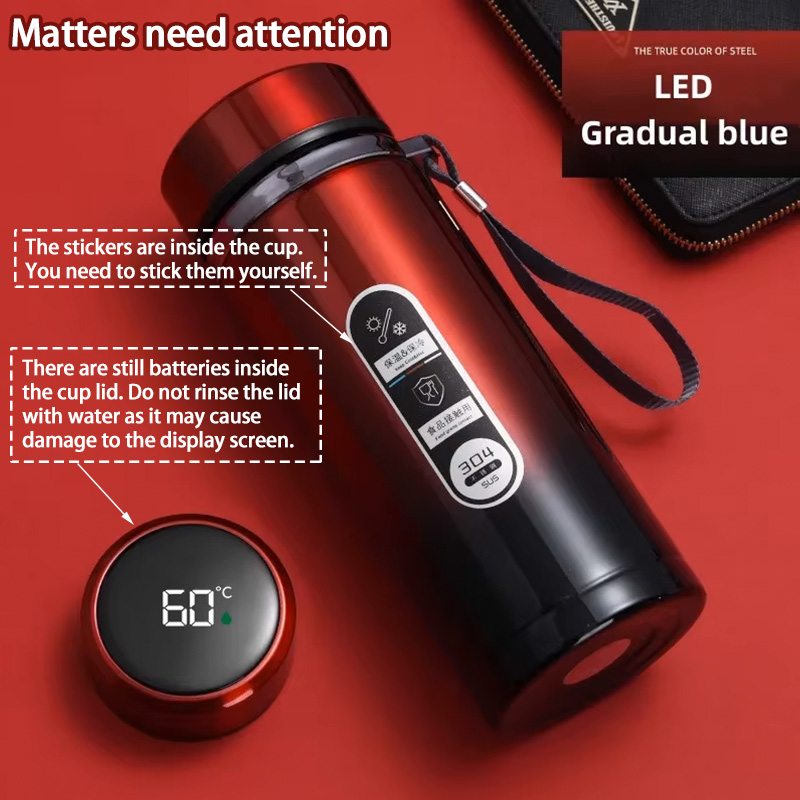 소프트아우라 스테인리스 보온병 LED 온도 표시 500 - Smart Water Bottle Tracker 리뷰 및 가격