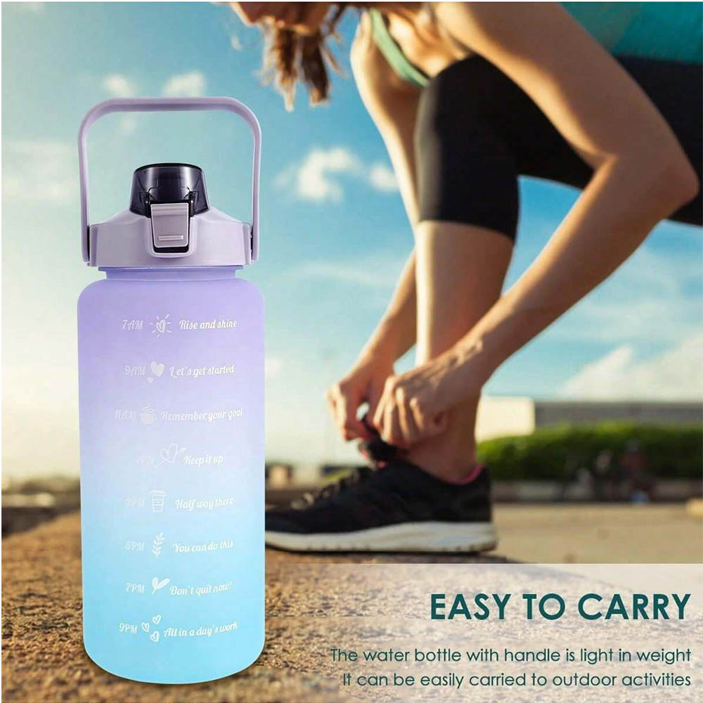 2L 물병 시간 및 용량 마커가 있는 동기 부여 물병  - Smart Water Bottle Tracker 리뷰 및 가격