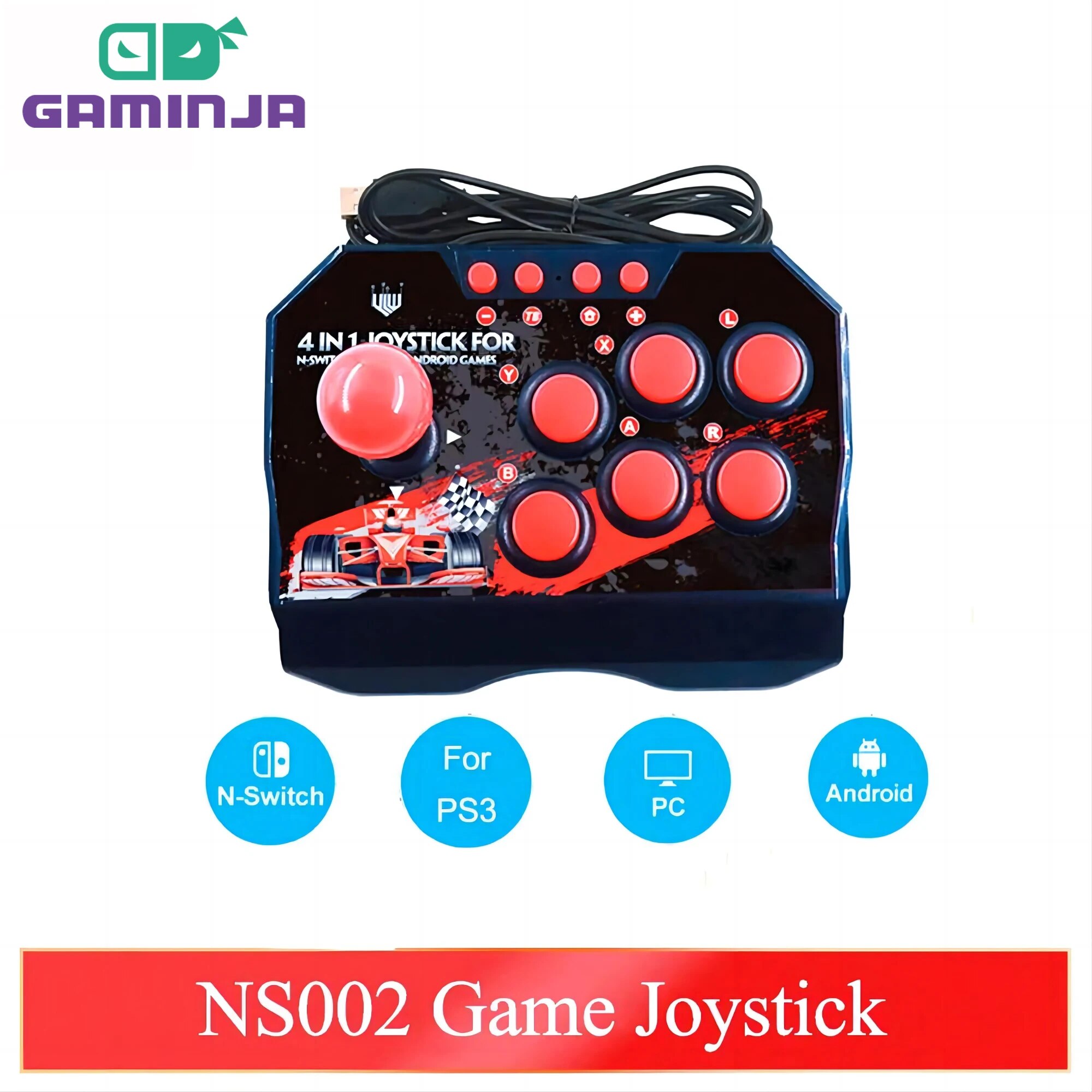 GAMINJA NS002 4 1 레트로 아케이드 콘솔  - Retro Game Controller Usb 리뷰 및 가격