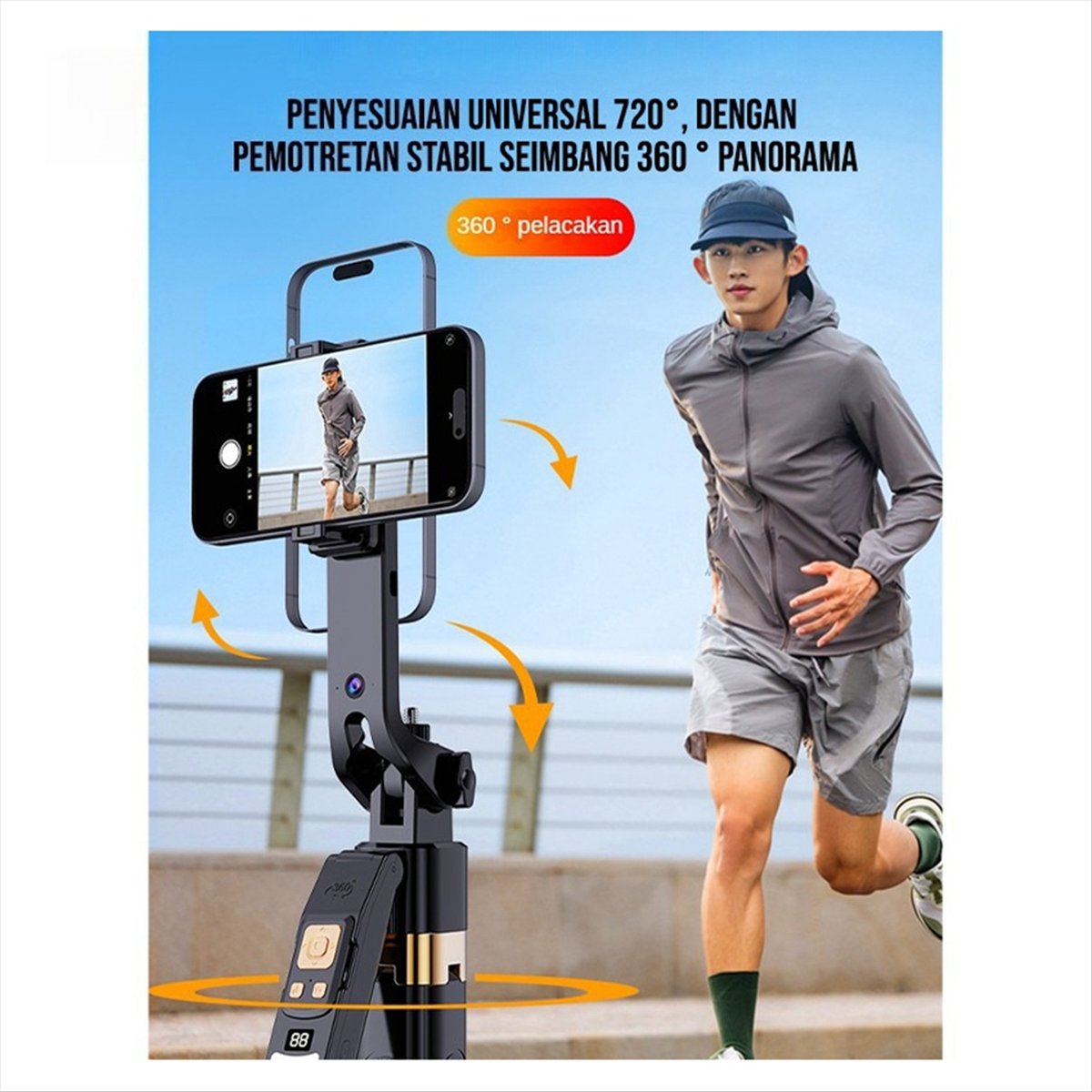 ABGN CL12P 180CM 셀카봉 자동 AI 얼굴  - Auto Tracking Tripod 리뷰 및 가격