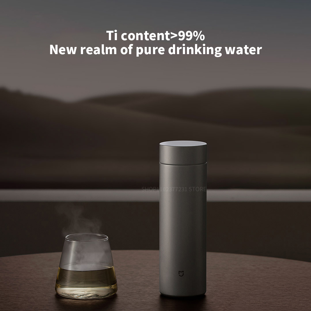 Mijia Thermos 컵 Ti 2 TA1 순수 티타 - Smart Water Bottle Tracker 리뷰 및 가격