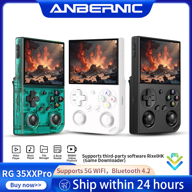 안베르닉 RG 35XXPro 레트로 휴대용 게임 콘솔  - Retro Game Controller Usb 리뷰 및 가격